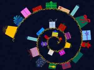 Swirl of gifts