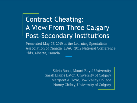 LSAC - (Cover slide) Rossi, Eaton, Toye & Chibry