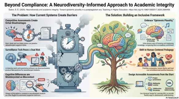 An illustration of a modern competency-based assessment dashboard, displaying a student's iterative progress across skills like "Critical Analysis," "AI Tool Integration," and "Collaboration," with visual indicators for "Complete" and "Try Again" milestones.
